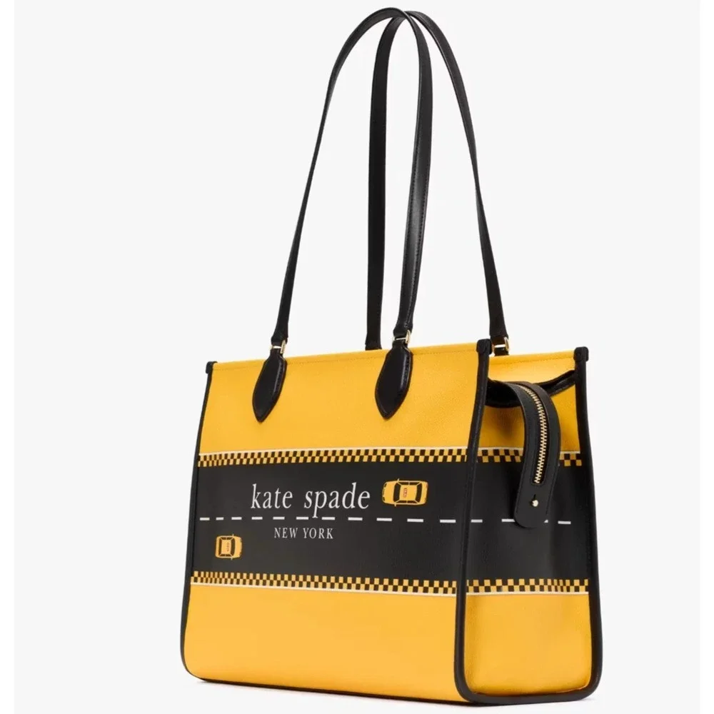 NWT Kate Spade New York Manhattan Taxi Large Market Tote Bag-Brand New With Tags